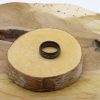 MR1005 Wood & Pearlised Enamel Effect Ring